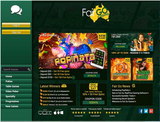 Free extra chips fair go casino 2021 online