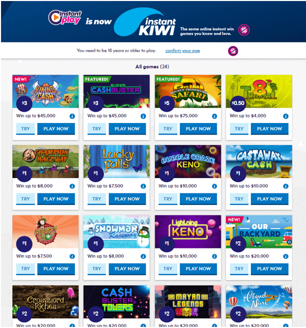 play lotto nz online